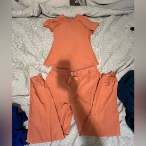 Orange Scrubs set